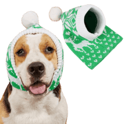 Pet Dog Cat Christmas Knitted Warm Fur Ball Hat UK PET HOUSE