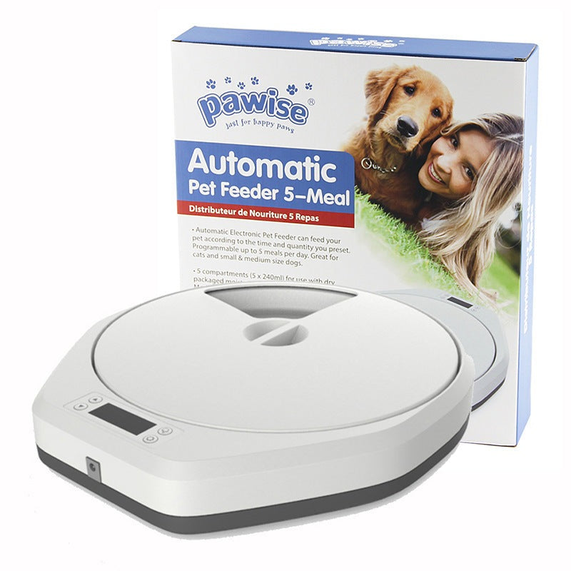 Pawise Pet Automatic Multi-grid Timing Feeder UK PET HOUSE