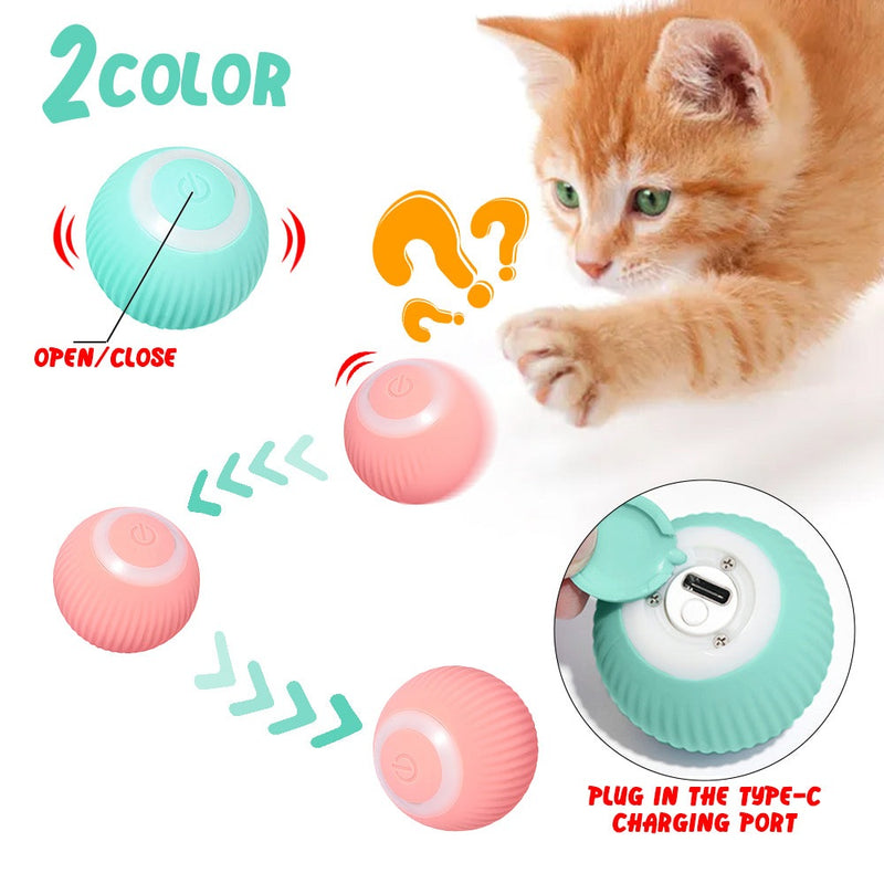 Pet Automatic Rotating Ball Toy UK PET HOUSE