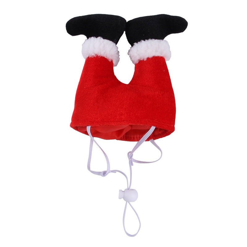Pet Christmas Hat Upside-down Santa Legs UK PET HOUSE