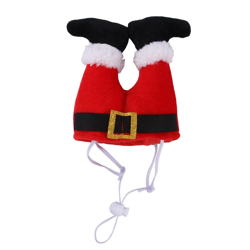 Pet Christmas Hat Upside-down Santa Legs UK PET HOUSE