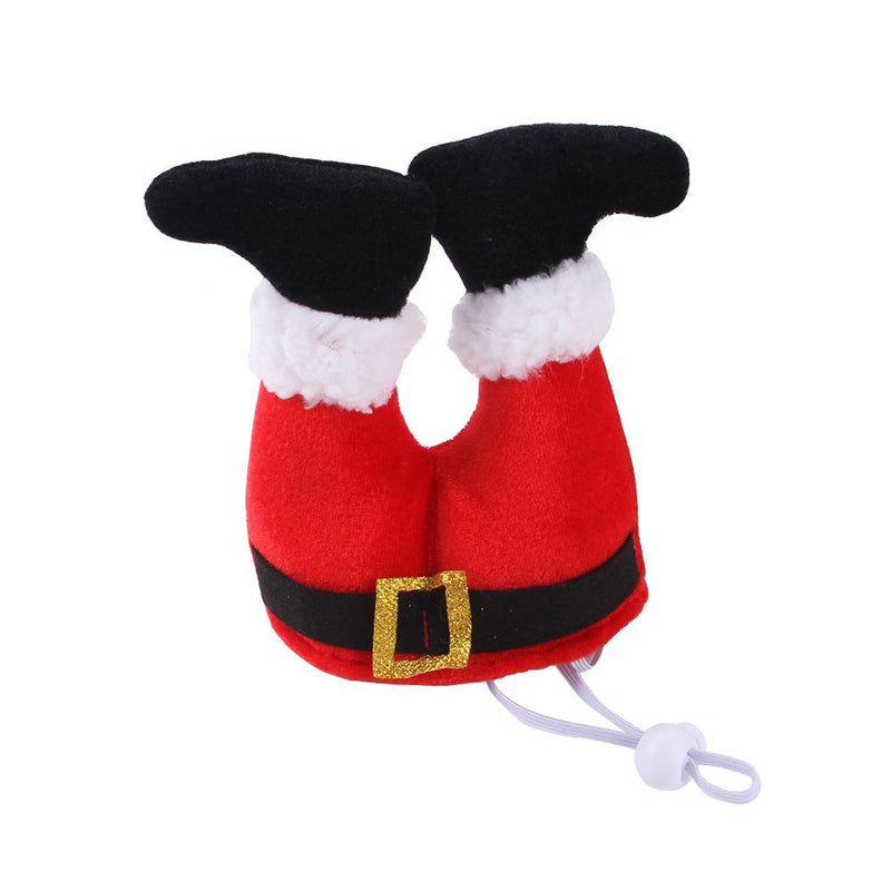 Pet Christmas Hat Upside-down Santa Legs UK PET HOUSE