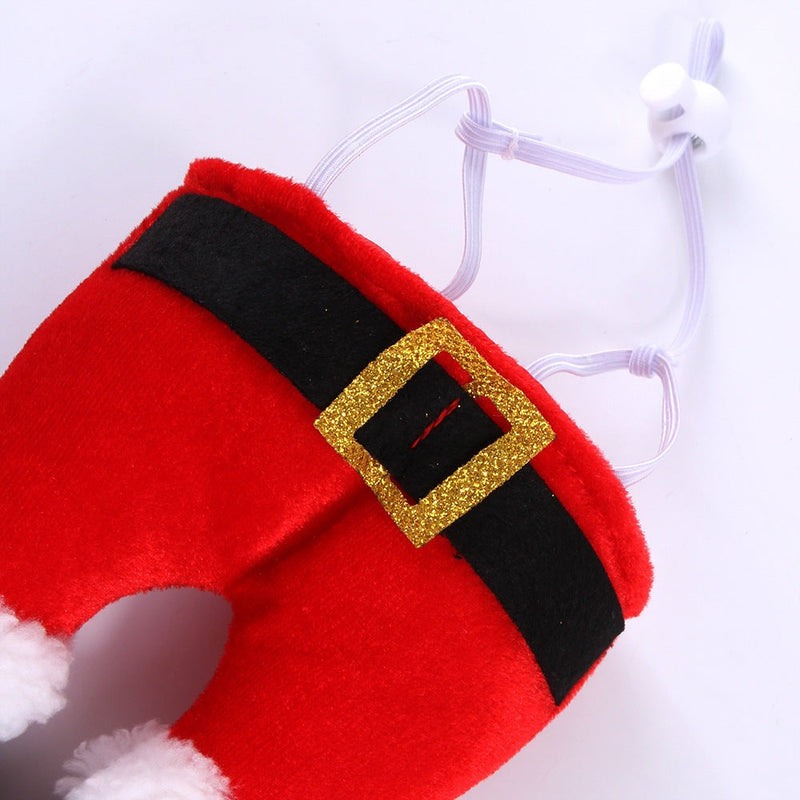 Pet Christmas Hat Upside-down Santa Legs UK PET HOUSE