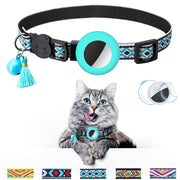 Pet Collar Geometric Pattern With Bell UK PET HOUSE