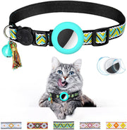 Pet Collar Geometric Pattern With Bell UK PET HOUSE