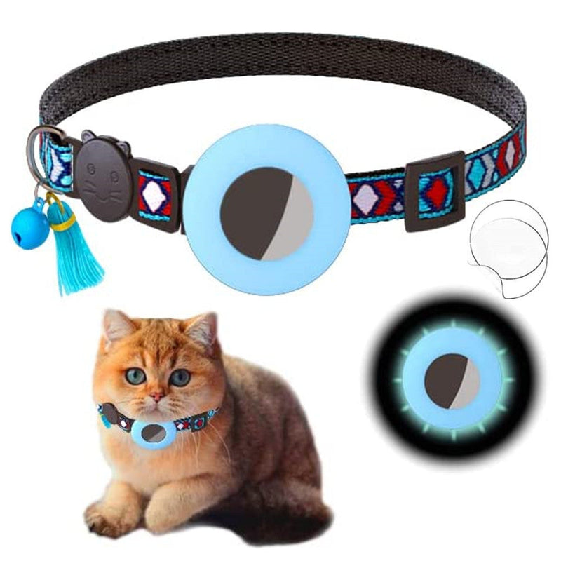 Pet Collar Geometric Pattern With Bell UK PET HOUSE