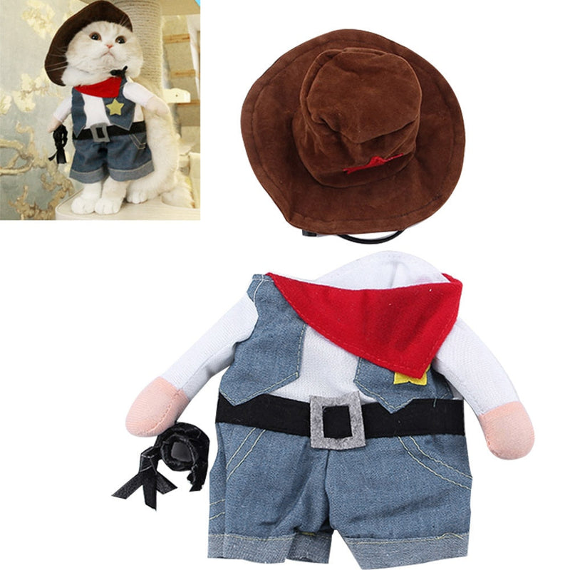 Pet Cowboy Halloween Costume UK PET HOUSE