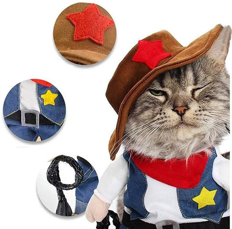 Pet Cowboy Halloween Costume UK PET HOUSE