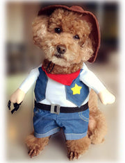 Pet Cowboy Halloween Costume UK PET HOUSE