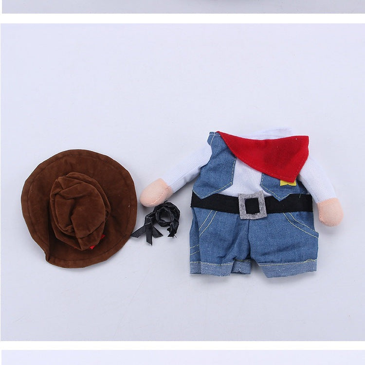 Pet Cowboy Halloween Costume UK PET HOUSE