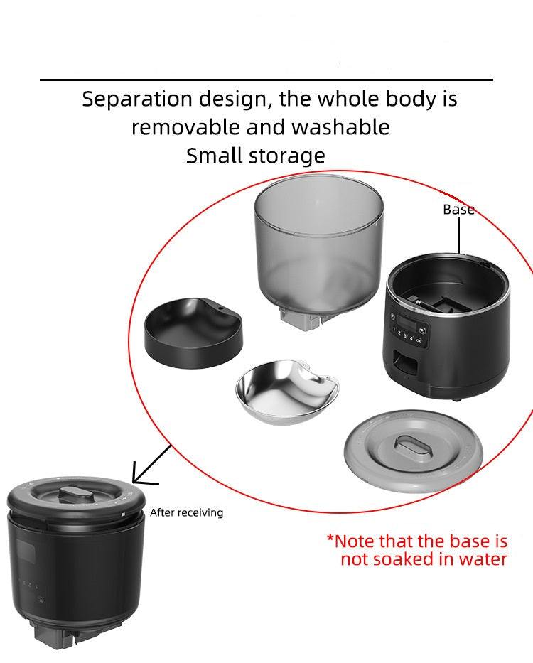 Pet Feeder Automatic Timing Quantitative 4L UK PET HOUSE