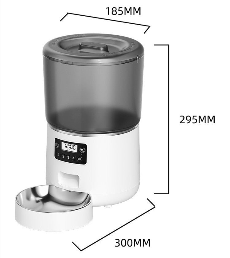Pet Feeder Automatic Timing Quantitative 4L UK PET HOUSE