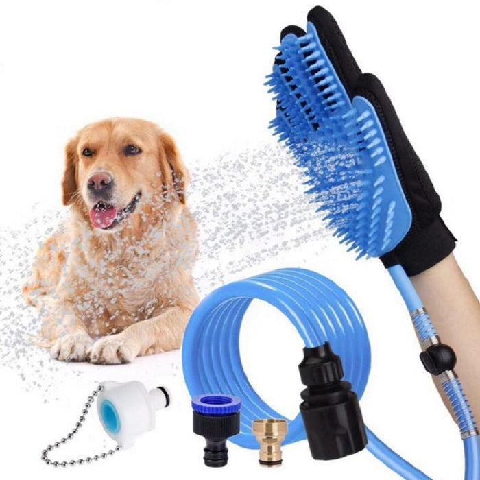 Pet Handheld Bathing Shower Tool w/ Water Hose UK PET HOUSE