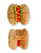 Pet Hot Dog Sandwich Costume UK PET HOUSE