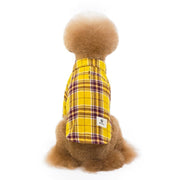 Pet Leisure Plaid Shirt Pet Clothes Shirt UK PET HOUSE