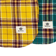 Pet Leisure Plaid Shirt Pet Clothes Shirt UK PET HOUSE