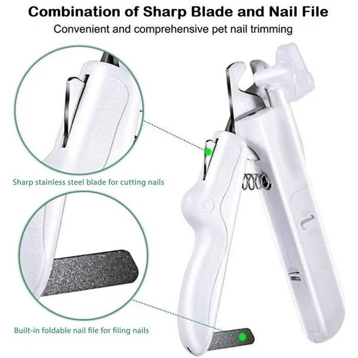 Pet Nail Clippers With LED Light UK PET HOUSE