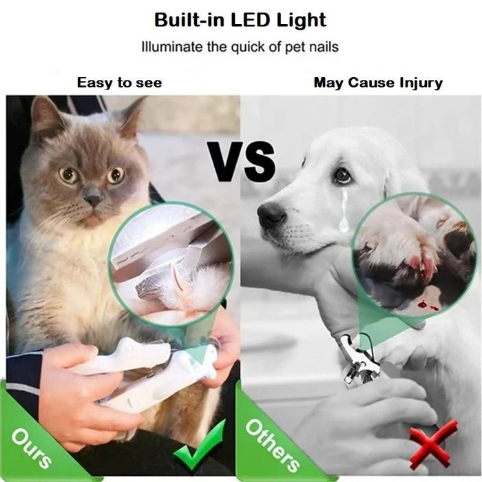 Pet Nail Clippers With LED Light UK PET HOUSE