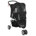 Pet Stroller Pushchair Carrier with 3 Wheels UK PET HOUSE