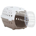 Pet Transport Box White and Brown UK PET HOUSE