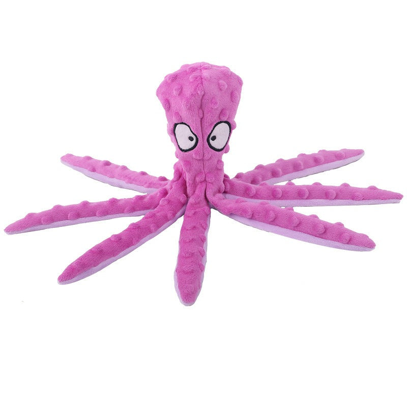 Plush Octopus Pet Toys Super Soft Mesh (Multi-Colors) UK PET HOUSE