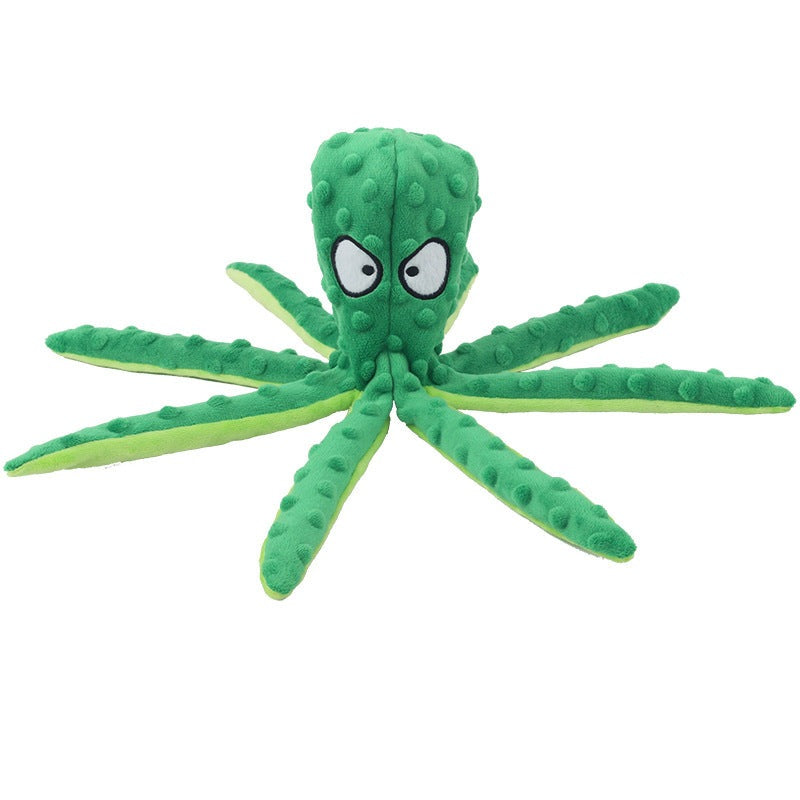 Plush Octopus Pet Toys Super Soft Mesh (Multi-Colors) UK PET HOUSE