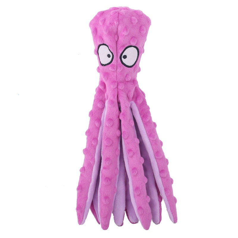 Plush Octopus Pet Toys Super Soft Mesh (Multi-Colors) UK PET HOUSE