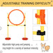 Portable Pet Agility Training Obstacle Set for Jumping Pole,Ring,Turnstile poles UK PET HOUSE