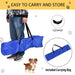 Portable Pet Agility Training Obstacle Set for Jumping Pole,Ring,Turnstile poles UK PET HOUSE