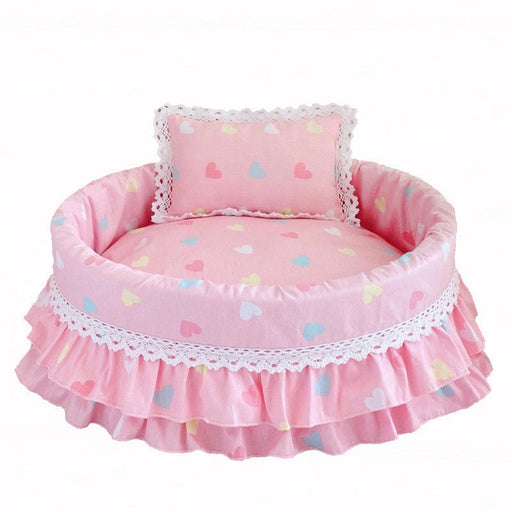 Princess Bed Removable And Washable Cute Pet Bed UK PET HOUSE