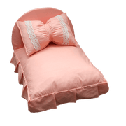 Removable and washable princess style pet bed UK PET HOUSE
