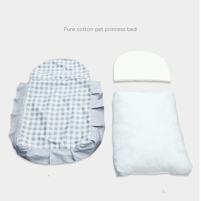 Removable and washable princess style pet bed UK PET HOUSE