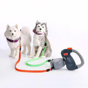 Retractable Dual Pet Dog Walking Leash UK PET HOUSE