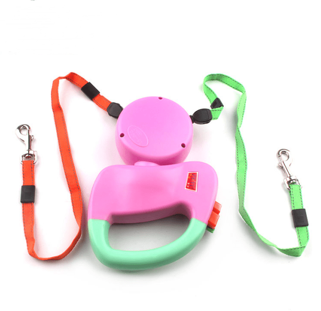 Retractable Dual Pet Dog Walking Leash UK PET HOUSE