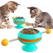 Rotatable Catnip Interactive Training Toy For Cats UK PET HOUSE