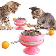 Rotatable Catnip Interactive Training Toy For Cats UK PET HOUSE