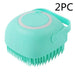 Silicone Pet Dog Cat Shampoo Bath Massage Brush UK PET HOUSE