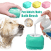 Silicone Pet Dog Cat Shampoo Bath Massage Brush UK PET HOUSE