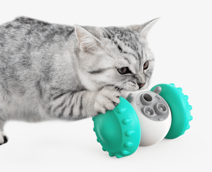 Smart Interactive Pet Toy: Cat and Dog Slow Food Balance Car UK PET HOUSE