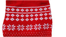 The Bailey Fair Isle - White on Red UK PET HOUSE