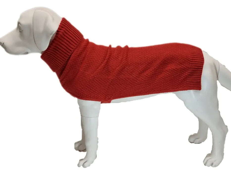 The Jamie Dog Jumper in Burnt Orange UK PET HOUSE