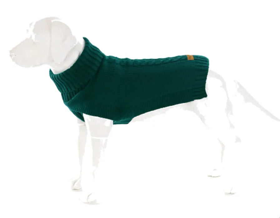 The Jazz Dog Jumper in Green UK PET HOUSE