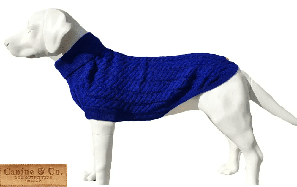 The Rascal Dog Jumper in Blue UK PET HOUSE