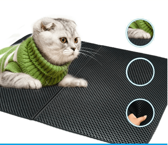 Waterproof Pet Cat Litter Mat Double Layer - EVA UK PET HOUSE