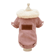 Winter Dog Soft Jacket (Green & Pink) UK PET HOUSE