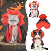 Vampire Cloak Pet Costume – Adorable Halloween Outfit for Cats & Small Dogs DOG n KITTY