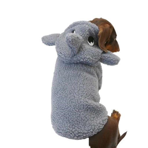 Shark Design Pet Sweater – Warm Fleece-Lined Winter Clothes for Dogs and Cats UK PET HOUSE