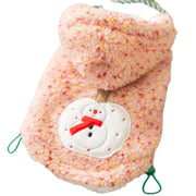 Christmas Pet Hoodie – Warm & Thick Autumn/Winter Apparel for Cats and Small Medium Dogs UK PET HOUSE