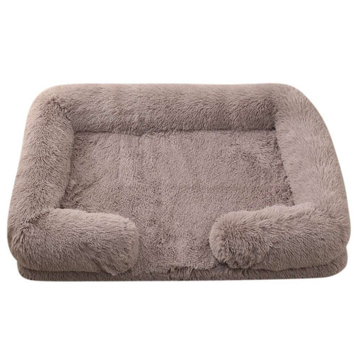 Plush Rectangular Pet Bed – Cozy Winter Nest for Cats & Dogs, Soft Indoor Cushion UK PET HOUSE
