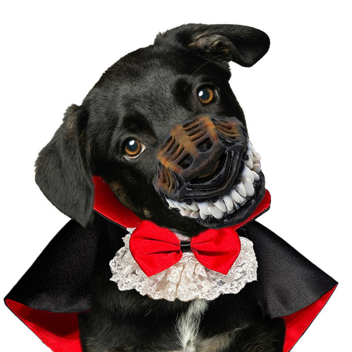 Pet Monster Muzzle Halloween Dog Mask – Giant Teeth Costume DOG n KITTY